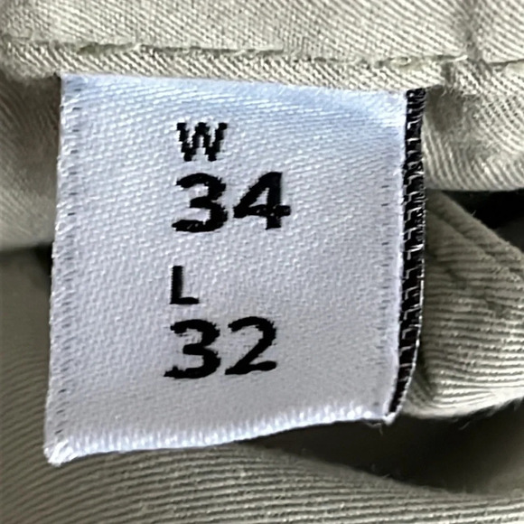 Amendi Gunnar in Green Organic Cotton Pleat Front Button Fly Pants - NEW Size 34 - Picture 7 of 11